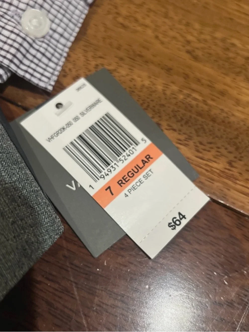 Van Heusen Boys Suit, Size 7, NWT